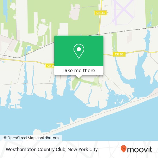Westhampton Country Club map