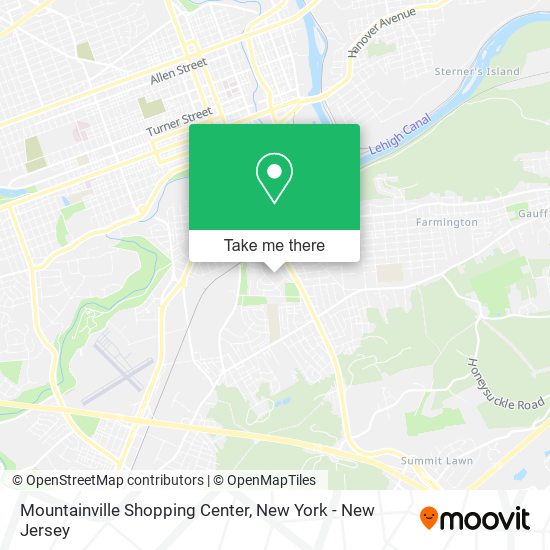 Mountainville Shopping Center map