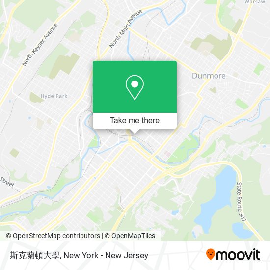 斯克蘭頓大學 map