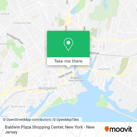 Baldwin Plaza Shopping Center map