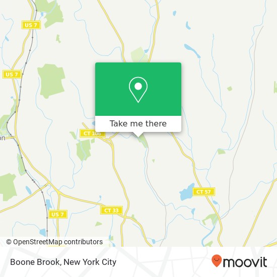 Boone Brook map