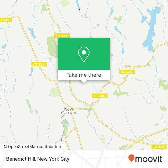 Mapa de Benedict Hill