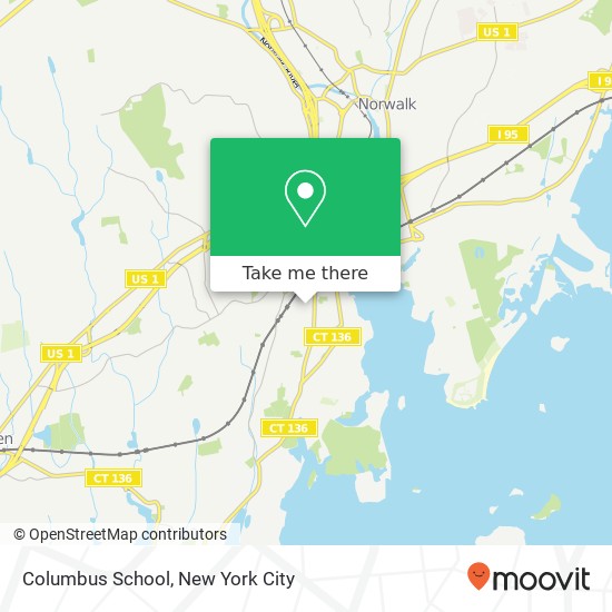 Columbus School map