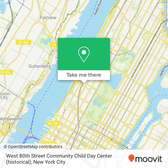 West 80th Street Community Child Day Center (historical) map