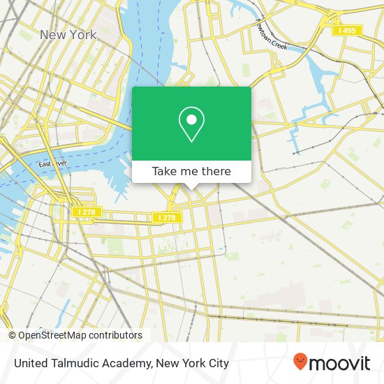 United Talmudic Academy map