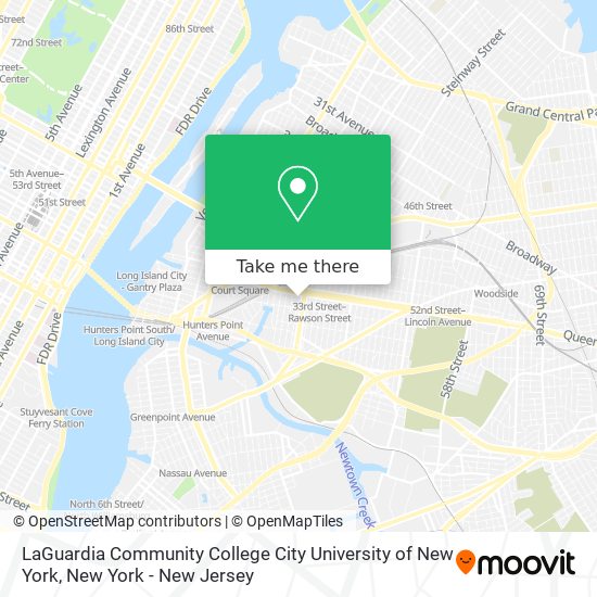 LaGuardia Community College City University of New York map