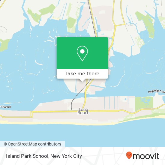Island Park School map