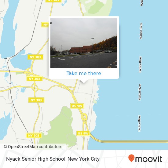 Nyack Senior High School map