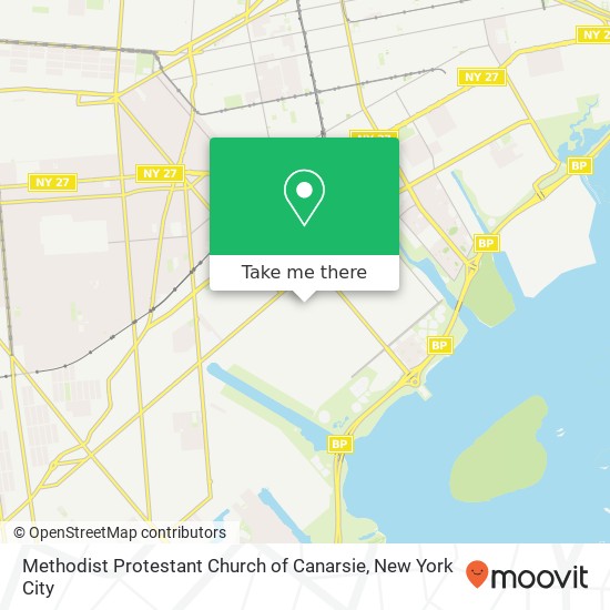 Mapa de Methodist Protestant Church of Canarsie