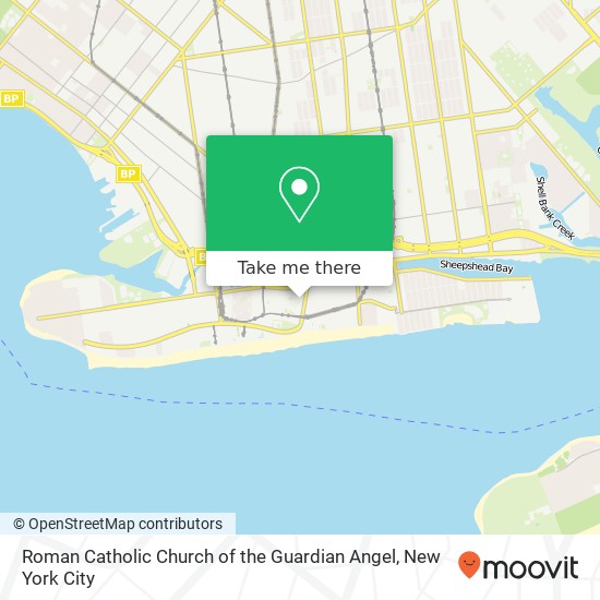 Roman Catholic Church of the Guardian Angel map