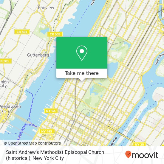 Mapa de Saint Andrew's Methodist Episcopal Church (historical)