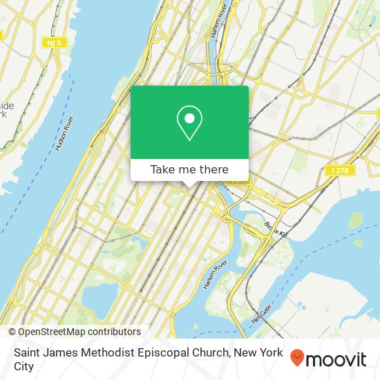 Saint James Methodist Episcopal Church map