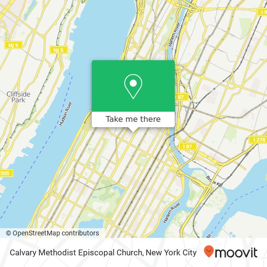 Mapa de Calvary Methodist Episcopal Church