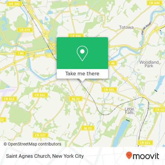 Saint Agnes Church map