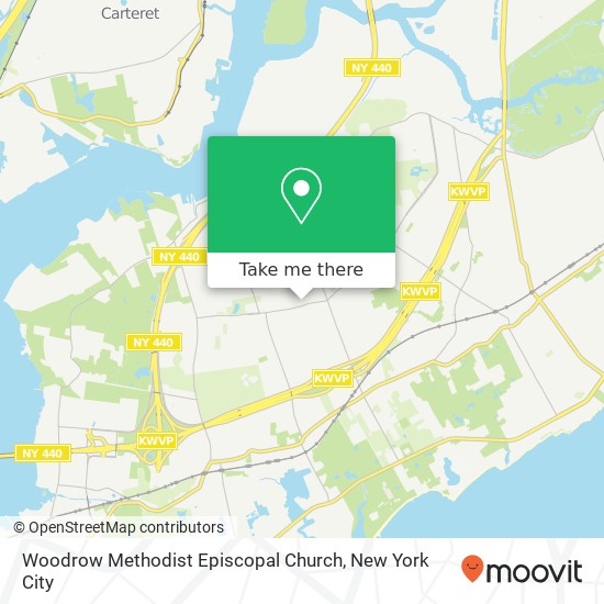 Woodrow Methodist Episcopal Church map