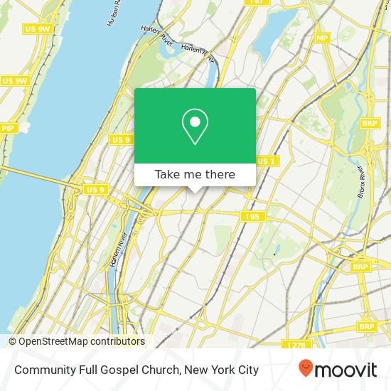 Mapa de Community Full Gospel Church