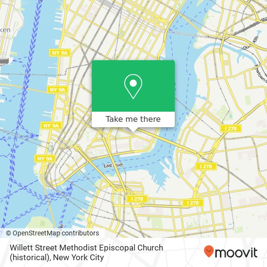 Mapa de Willett Street Methodist Episcopal Church (historical)