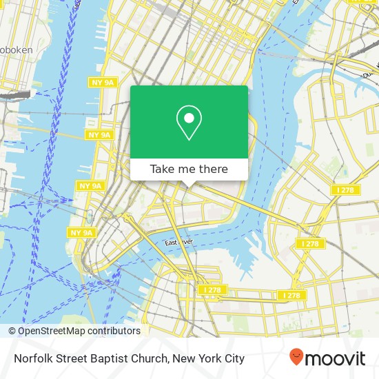 Mapa de Norfolk Street Baptist Church