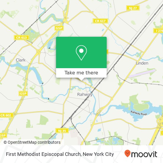 First Methodist Episcopal Church map