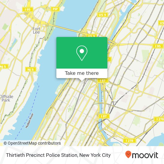 Thirtieth Precinct Police Station map