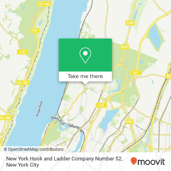 Mapa de New York Hook and Ladder Company Number 52