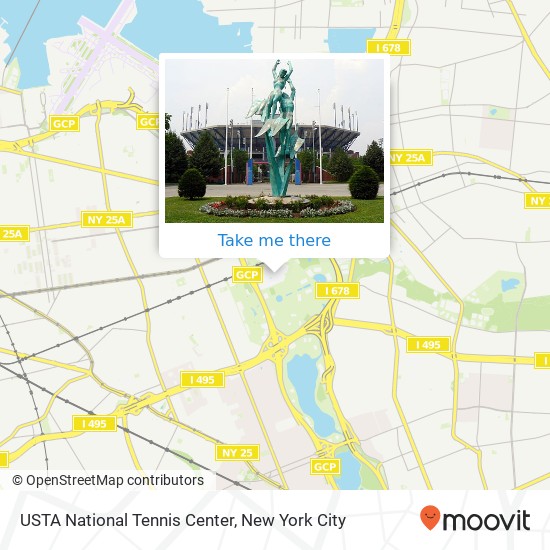 Mapa de USTA National Tennis Center