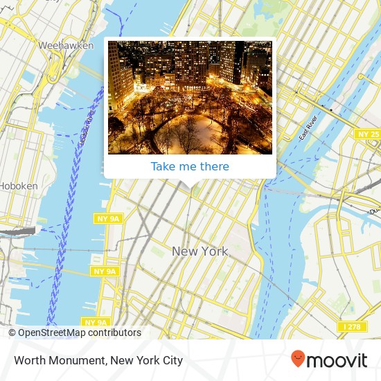 Worth Monument map