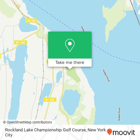 Mapa de Rockland Lake Championship Golf Course