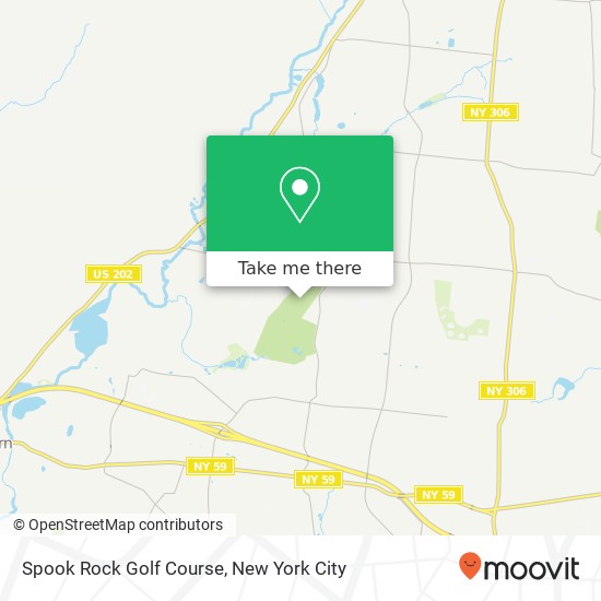 Mapa de Spook Rock Golf Course