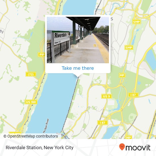 Riverdale Station map
