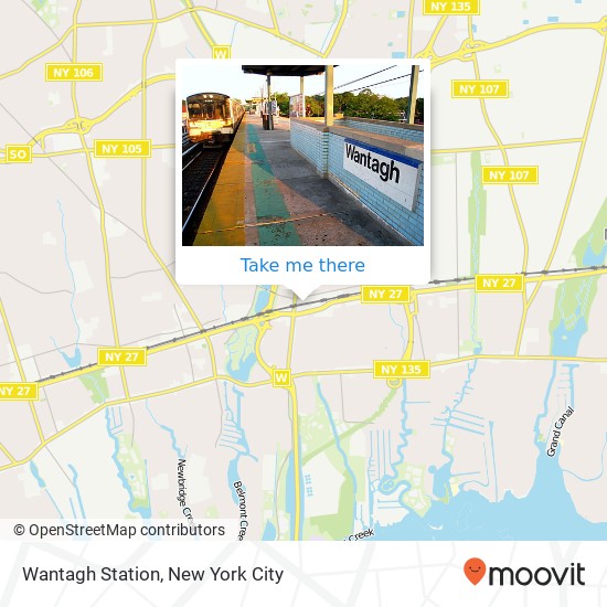 Mapa de Wantagh Station