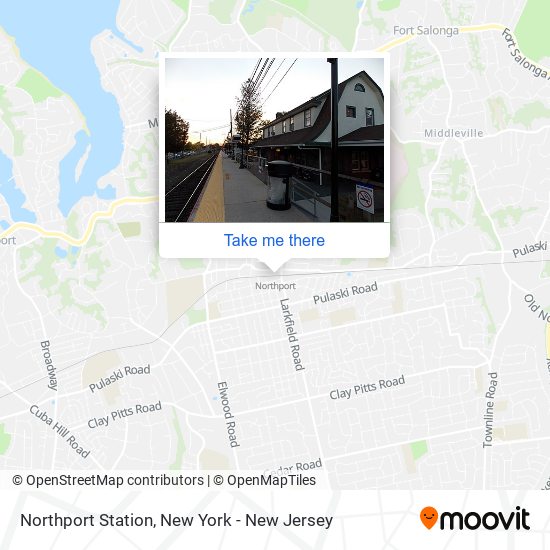 Northport Station map