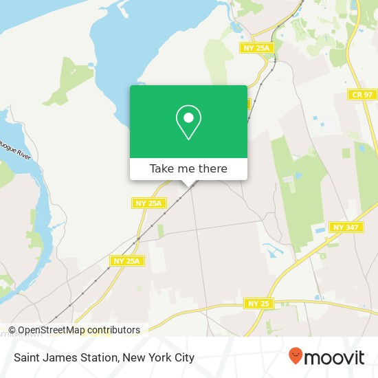 Saint James Station map