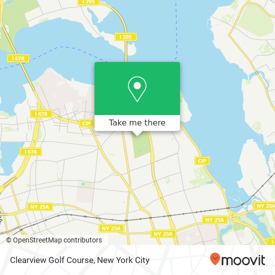 Clearview Golf Course map