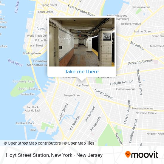 Mapa de Hoyt Street Station