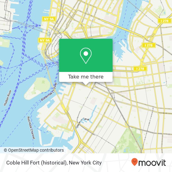 Coble Hill Fort (historical) map