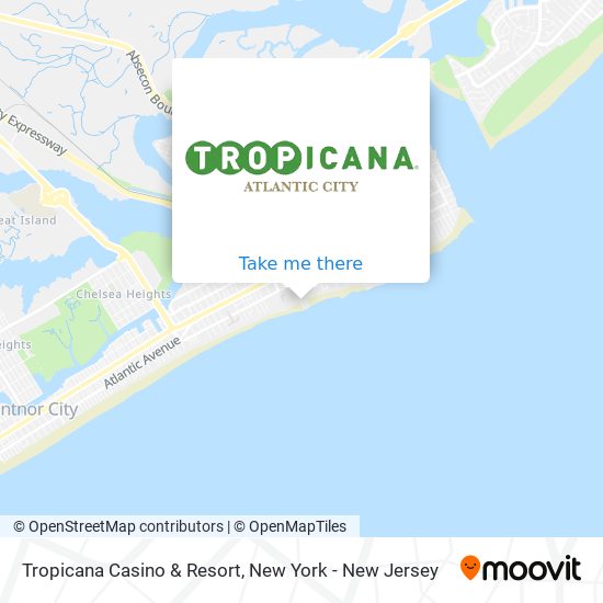 Tropicana Casino & Resort map