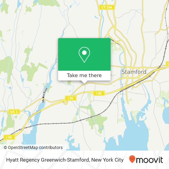 Mapa de Hyatt Regency Greenwich-Stamford