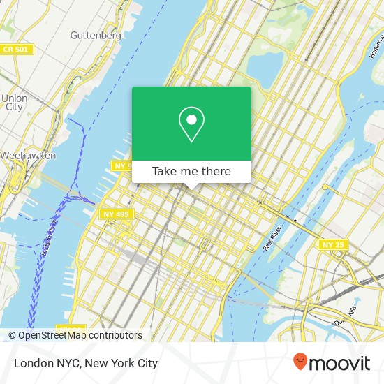 Mapa de London NYC