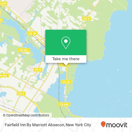 Fairfield Inn By Marriott Absecon map