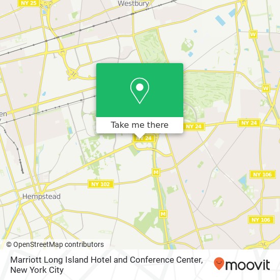 Marriott Long Island Hotel and Conference Center map