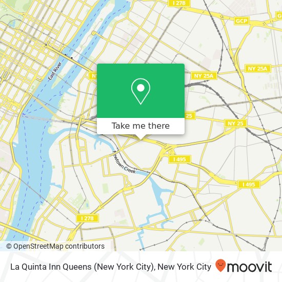 Mapa de La Quinta Inn Queens (New York City)