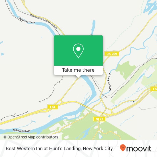 Mapa de Best Western Inn at Hunt's Landing
