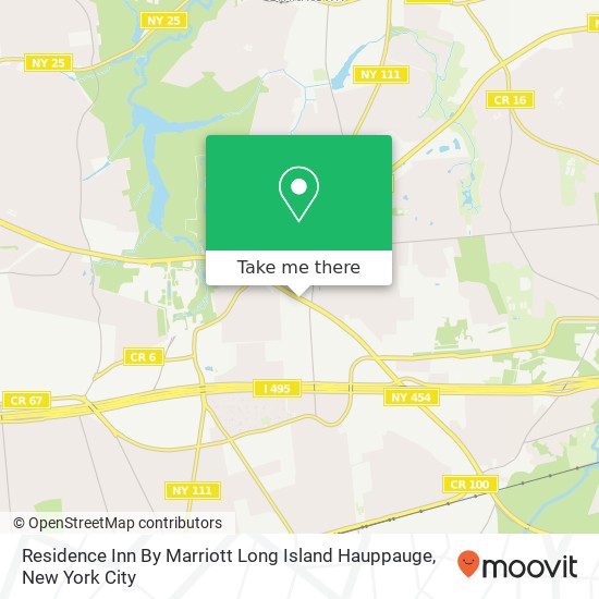 Residence Inn By Marriott Long Island Hauppauge map