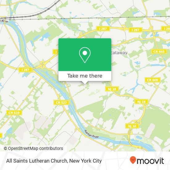 Mapa de All Saints Lutheran Church