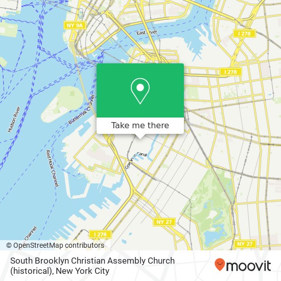 Mapa de South Brooklyn Christian Assembly Church (historical)