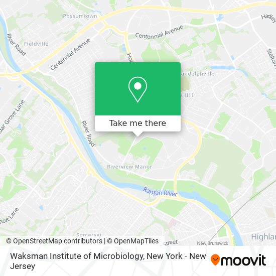 Waksman Institute of Microbiology map