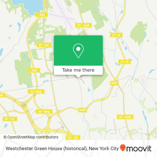 Westchester Green House (historical) map