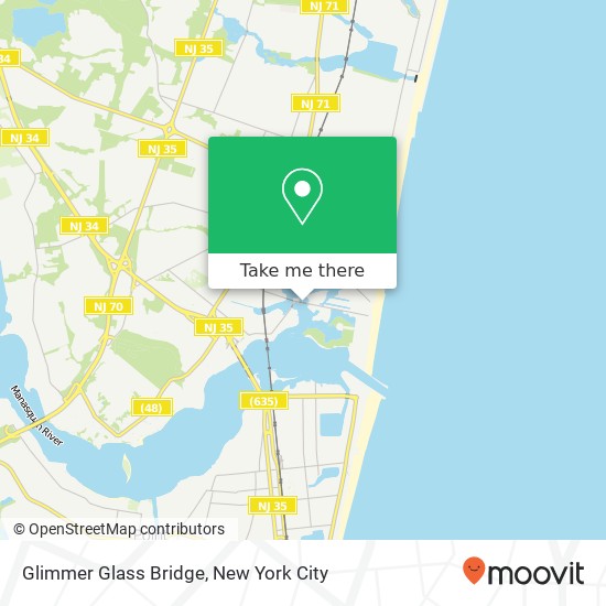 Mapa de Glimmer Glass Bridge