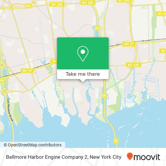 Bellmore Harbor Engine Company 2 map